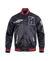 Pro Standard Men's and Women's Black 2025 Nba All-Star Game x Hbcu Full-Snap Satin Jacket