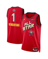 Jordan Men's and Women's Victor Wembanyama Red 2025 Nba All-Star Game Swingman Player Jersey