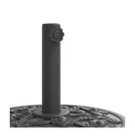 Parasol Base with Wheels for 1.5"/1.9" Poles 59.5 lb Round