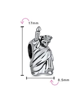 Bling Jewelry Statue Of Liberty Charm Bead Sterling Silver European Bracelet Travel Souvenir