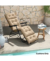 Outsunny Lounge Chair Cushion Thick Outdoor Chaise