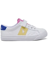Polo Ralph Lauren Toddler Girls Ryley Fastening Strap Casual Sneakers from Finish Line
