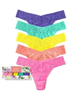 Hanky Panky Women's Signature Lace Original Thong 5 Pack