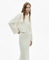 Mango Women's Oversized Sleeve Knitted Sweater