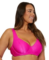Becca Etc Plus Monte Carlo Rib Underwire Bikini Top