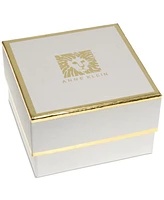 Anne Klein Gold-Tone Crystal Multicolor Flower Basket Pin
