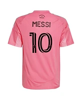 Adidas Big Boys and Girls Lionel Messi Light Pink Inter Miami Cf 2025 Euforia Replica Player Jersey