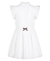 Tommy Hilfiger Big Girls Dobby Short Sleeve dress
