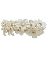 lonna & lilly Gold-Tone White Flower Cluster Hair Barrette