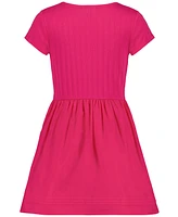 Tommy Hilfiger Big Girls Knit-to-Woven Short-Sleeve Dress