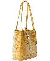 Brahmin Fiora Melbourne Embossed Leather Shoulder Bag