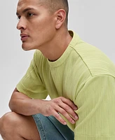 Mode of One Men's Short-Sleeve Relaxed-Fit Crinkle T-Shirt, Exclusively at Macy's