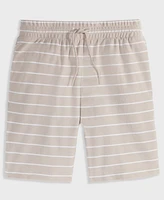 Mode of One Men's Horizontal-Stripe Terry Shorts, Exclusively at Macy's