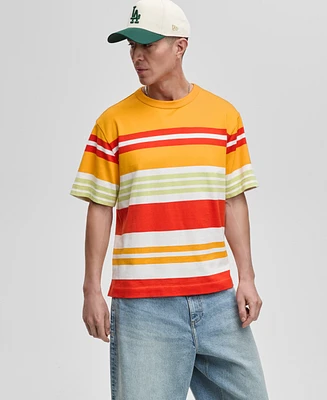 Mode of One Men's Short-Sleeve Hollywood-Stripe T-Shirt, Exclusively at Macy's