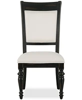Daria Upholstered Back Side Chair, Created for Macy's