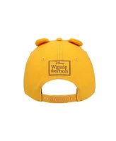 Winnie the Pooh Men's Face Yellow Traditional Adjustable Hat