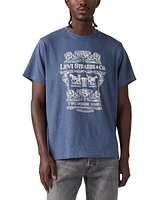 Levi's Men's Relaxed Fit Short Sleeve Logo Graphic Crewneck T-Shirt