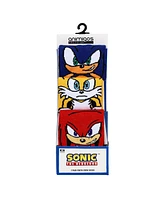 Sonic the Hedgehog Boys Characters Youth 3-Pack 360 Crew Socks