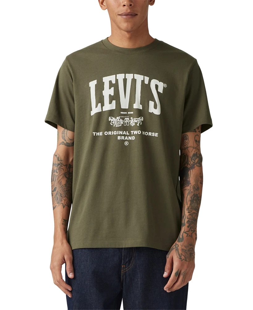 Levi's Men's Classic Short Sleeve Logo Graphic Crewneck T-Shirt