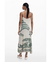Desigual Women's Palm texture dress