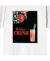 Orange Crush Big & Tall Ward's A Glass White Graphic Tee - 4XLB