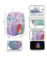 The Little Mermaid Ariel & Flounder 3-Piece Backpack Set