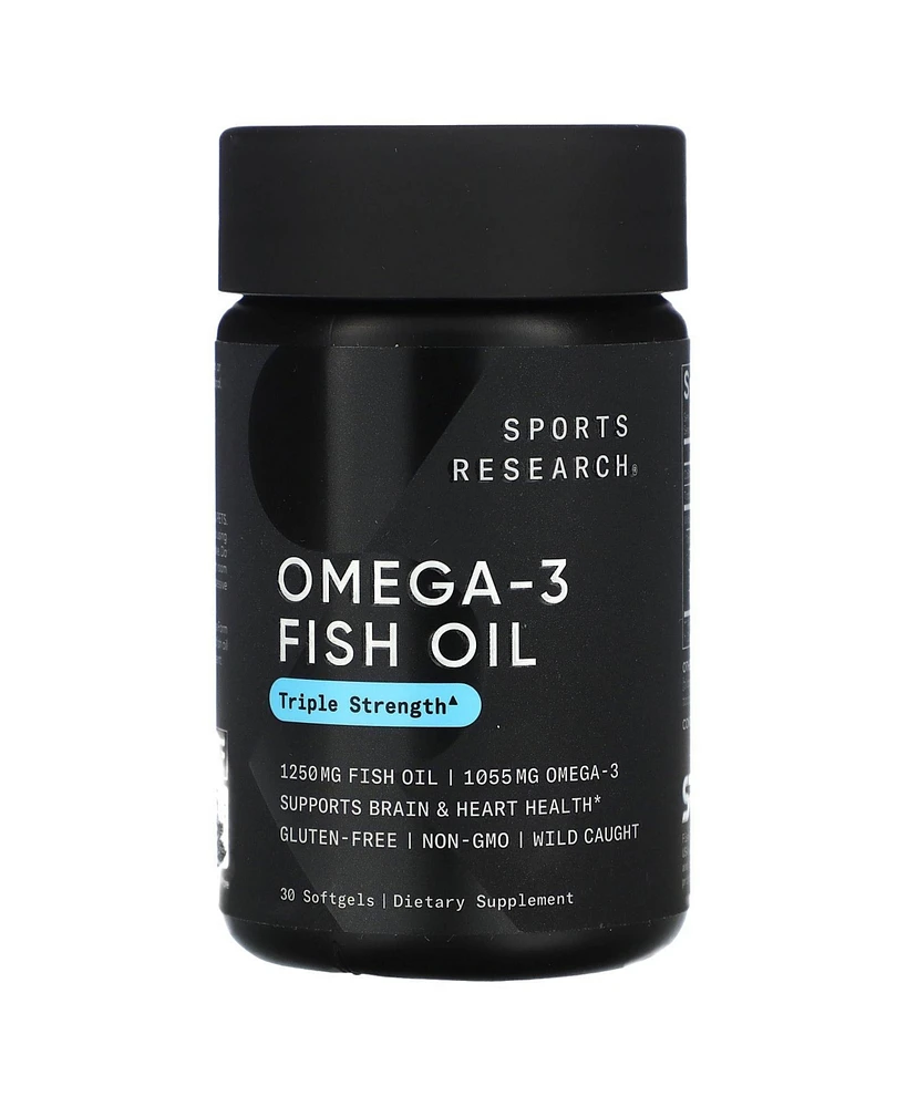 Sports Research Omega-3 Fish Oil Triple Strength