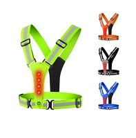 Led Running Vest High Visibility Reflective Vest for