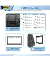 ProMounts Flat / Fixed Tv Wall Mount for 13" to 47" TVs, Holds up to 55lbs