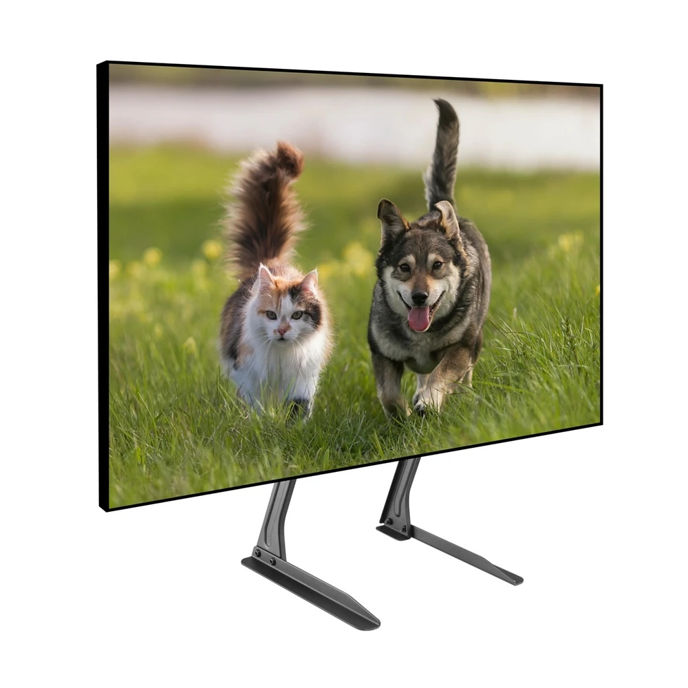 ProMounts Premium Fixed Tabletop Tv Stand Mount for 13 to 72 inch Screens, Holds up to 110Lbs