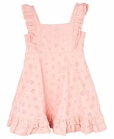 Rare Editions Little and Toddler Girls Eyelet Dress