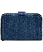 Coach Washed Denim Tabby Wallet