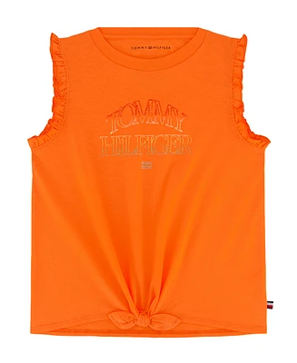 Tommy Hilfiger Big Girls Ombre Sleeveless Ruffle T-Shirt