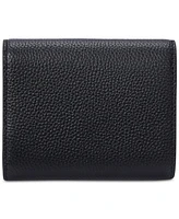 Lauren Ralph Pebbled Leather Small Cameryn Flap Wallet