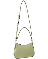 Lauren Ralph Lauren Women's Crosshatch Leather Medium Danni Shoulder Bag