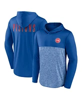 Fanatics Men's Royal Detroit Pistons Iconic Defender Lightweight Pullover Hoodie