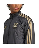 Adidas Men's Black/White Lafc 2025 Anthem Reversible Full-Zip Jacket