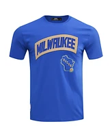 Pro Standard Men's Royal Milwaukee Bucks T-Shirt