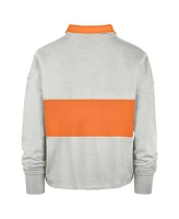 '47 Brand Women's Heather Gray Phoenix Suns Breakthrough Remi Quarter-Zip Jacket