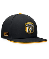 Fanatics Men's Black Pittsburgh Penguins 2024 Nhl Draft Snapback Hat