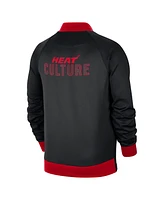 Nike Men's Black Miami Heat 2024/25 City Edition Authentic Showtime Performance Full-Zip Jacket