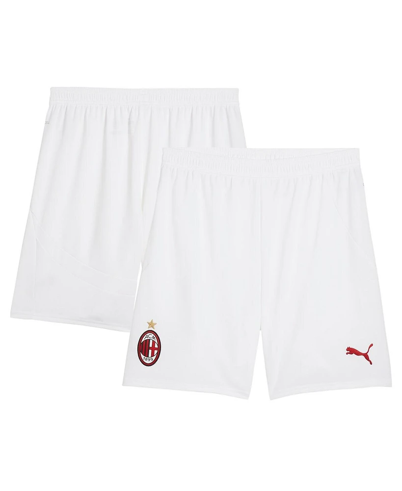 Puma Men's White Ac Milan 2024/25 DryCELL Home Replica Shorts