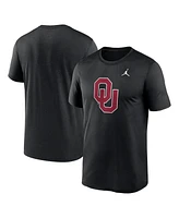 Jordan Men's Black Oklahoma Sooners Primetime Legend Logo T-Shirt