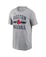 Nike Men's Heather Gray Boston Red Sox Arched T-Shirt