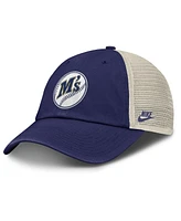 Nike Men's Royal/Natural Seattle Mariners Cooperstown Collection Club Trucker Adjustable Hat