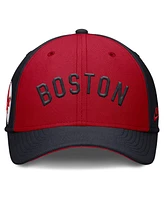 Nike Men's Navy/Red Boston Red Sox Rise Swoosh Performance Flex Hat