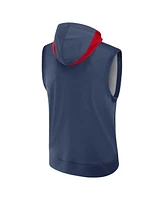 Nike Men's Navy Boston Red Sox Authentic Collection Performance Sleeveless Pullover Hoodie