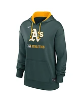 Nike Women's Green Athletics Authentic Collection Performance Pullover Hoodie