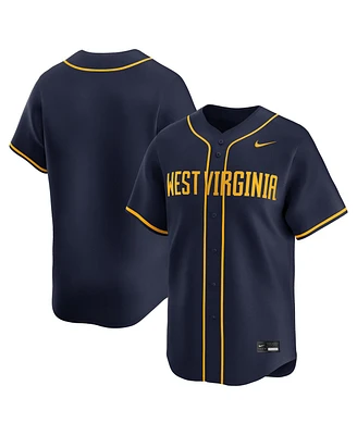 Nike Men's Navy West Virginia Mountaineers College Limited Baseball Jersey