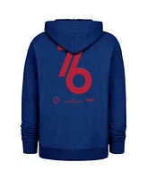 '47 Brand Men's Royal Philadelphia 76ers 2024/25 City Edition Double Crossover Foundation Pullover Hoodie